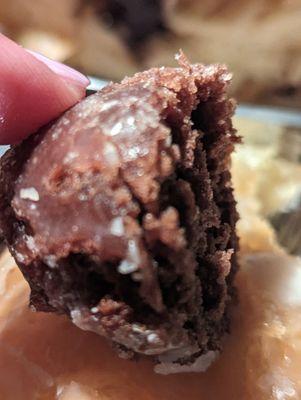 The most delicious Chocolate donut hole in all the land of sugary goodness