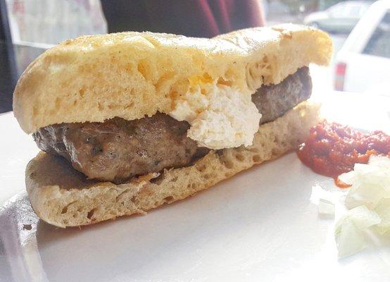 Bosnian ćevapčići... The best sandwich in the Northwest according to local chef John Gorham of Tasty & Sons and Toro Bravo.