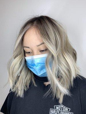 Blonde & textured Makeover