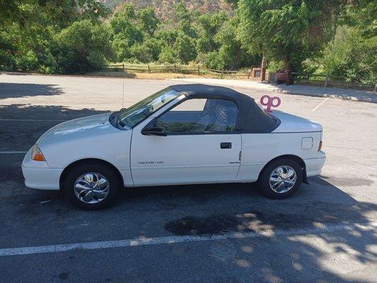 Sam and Tony put a new motor and transmission and kept this little guy running. Thanks!