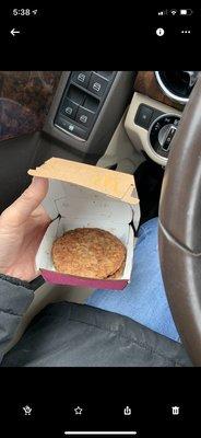 What I got for Chicken McNuggets