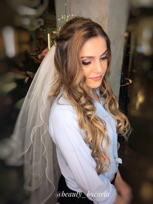 Bridal hair & makeup by Carla @beauty_bycarla