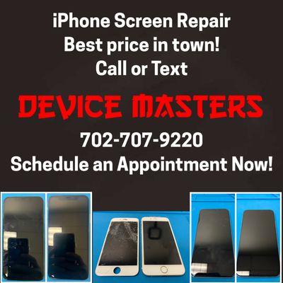 We might have the Cheapest iPhone Screen Repair in town. Call or text anytime to find out.