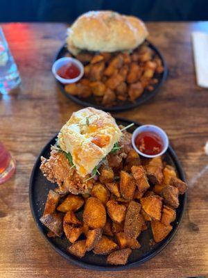 THAT CHICKEN SANDWICH & vegan fried tofu BANH MI