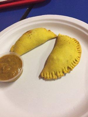 Amazing empanadas with a heavenly sauce. Flavors include beef, chicken and pork.