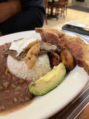 Bandeja Mi País or aka Bandeja Paisa