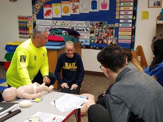 Local CPR program #ThinkSafetyLiveSafely