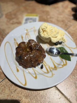 White Chocolate Banana Bread Pudding