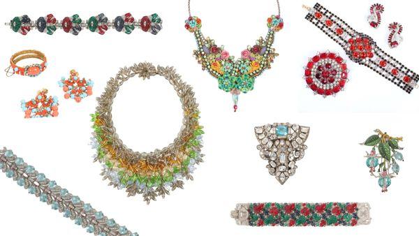 Monthly designer & costume jewelry auctions.  Bakelite, Miriam Haskell,  Alfred Philippe for Trifari & much more.