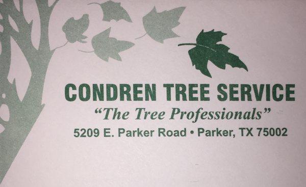 Give the Tree Professionals a call anytime!