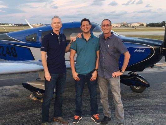 Congratulations on passing your checkride Alex !