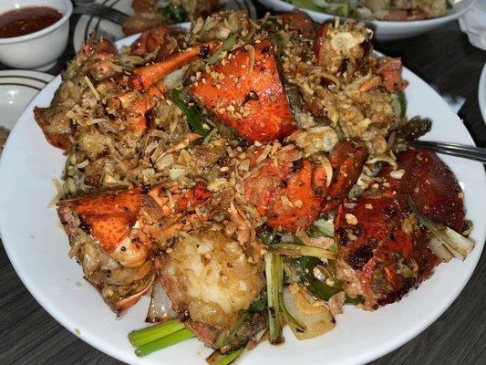 Lobster Fried Rice (w/ flash)