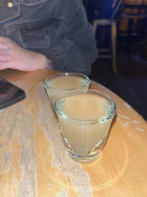 green tea shots