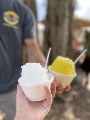 Pina Colada & Mango Passion Fruit Snow Cones