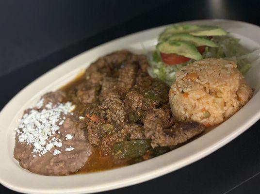 Bistec a la mexicana