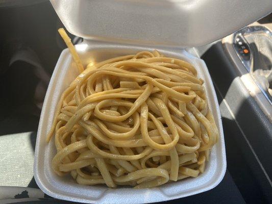 Tasteless lo mein :(