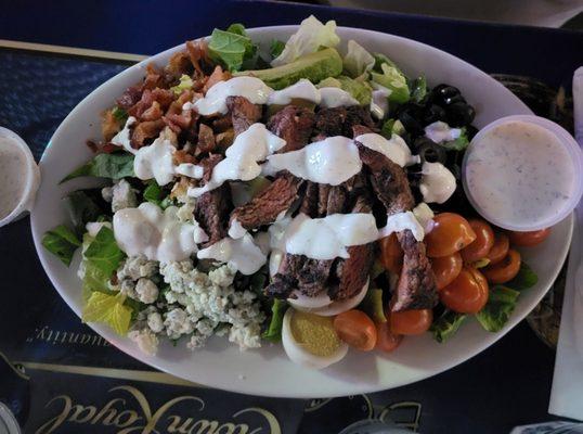 Steak Cobb salad