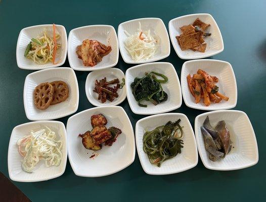 Side Items - my favorites are Kimchi and Beansprouts