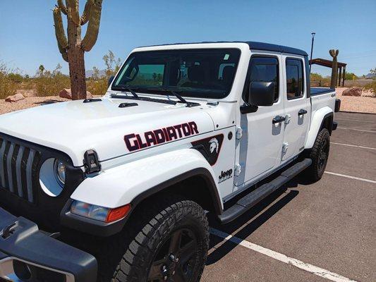 2023 Jeep Gladiator with Truck Access Plus side steps  owned by Chuck M.