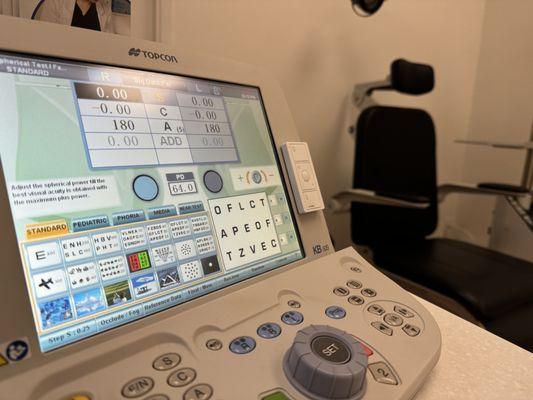 Our eye doctors use cutting edge technology to ensure the most accurate glasses prescription during your eye exam!