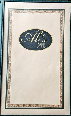 Al's Cafe Menu