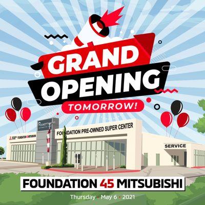 GRAND OPENING TOMORROW, MAY 6, 2021