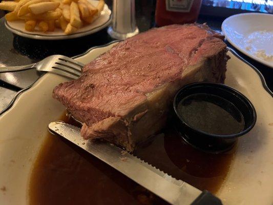 Prime Rib. Only available Saturday night.  Very large, tender, and juicy. After this I'm full for 2 days. Limited supply.