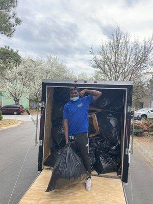 No job is big or small #JunkRemoval #hauling #GwinnettCounty #RandomRubbish