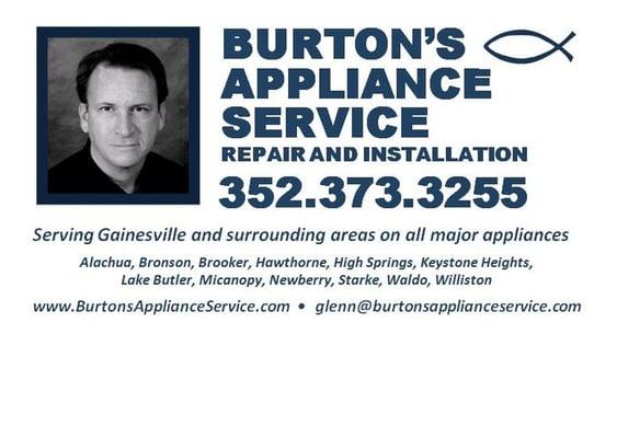 Business Card for Appliance Repair