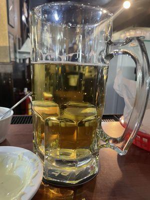 Huge draft beer