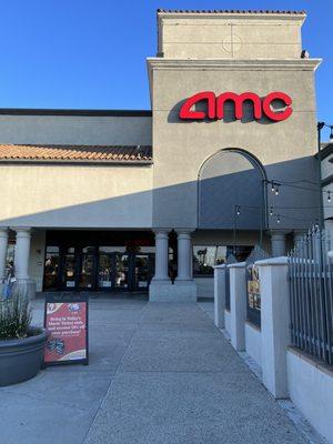 Entrance to La Mirada AMC theater