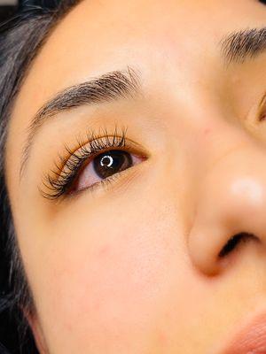 Classic eyelash extensions