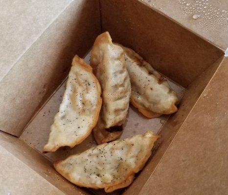 Pork dumplings,  fried