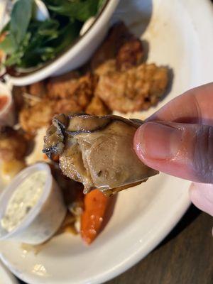 Sautéed oyster... so tender and flavorful