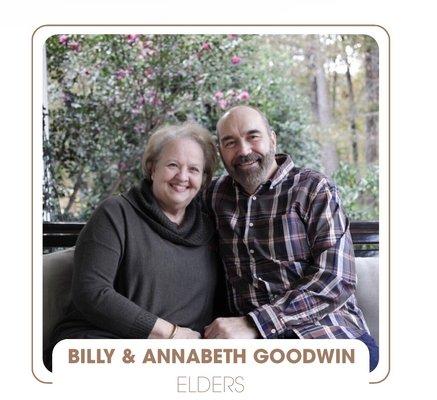 Billy Goodwin ( original member of the musical group Newsong) with his wife Annabeth.  Elders church members at Oakleaf church.