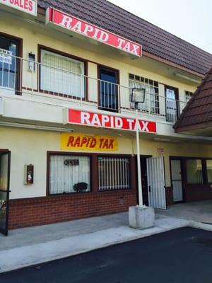 Rapid Tax office, conveniently located near Lincoln and Magnolia cross streets in Anaheim