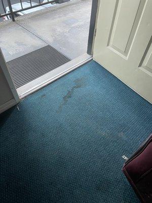 Carpets - don't be barefoot.