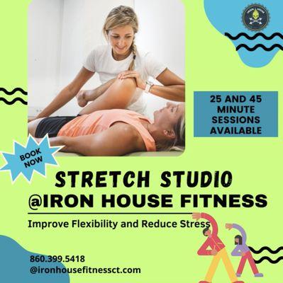 Book your 25- or 45- minute stretch session today!