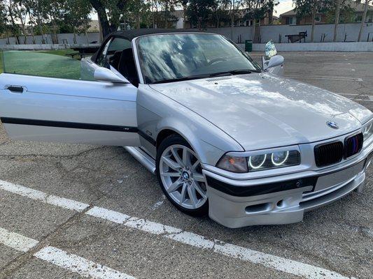 1999 E36 M3 with Fresh paint and added Hamann Body Kit