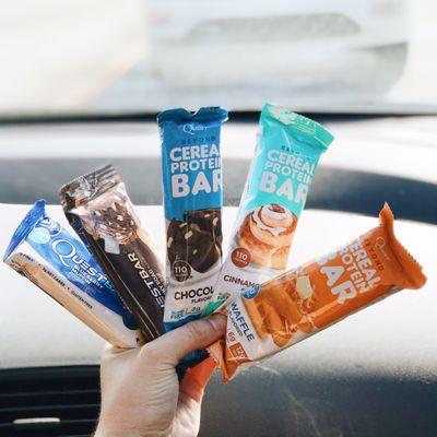 New Quest bar flavors obtained from Vitamin Shoppe! Can't wait to try them! Buy 5 get 1 free. :) ©@julieimagery