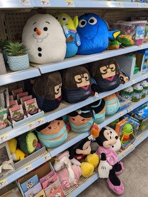 Squishmallows and Disney plushies