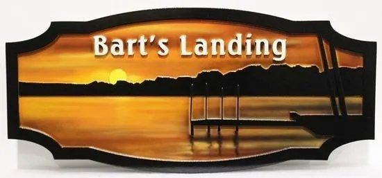 Lake House sign