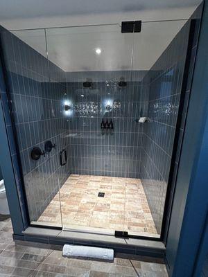 Cool double shower