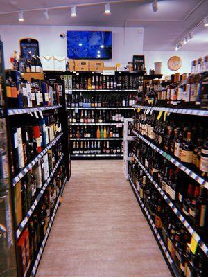 Whiskey aisle