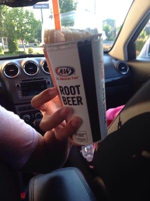 Root beer float