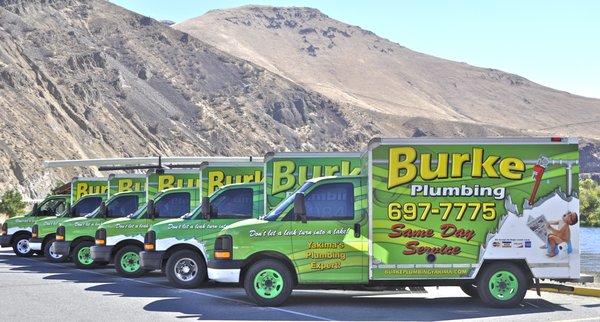 Burke's Plumbing Fleet!