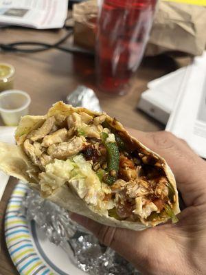 Cillerman Burrito with chicken