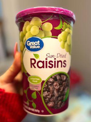 These sun-dried raisins are great toppers for oatmeal!