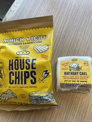 House Chips & Birthday Cake