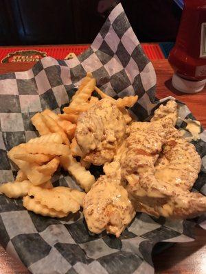 Chicken tender basket in Arizona ranch